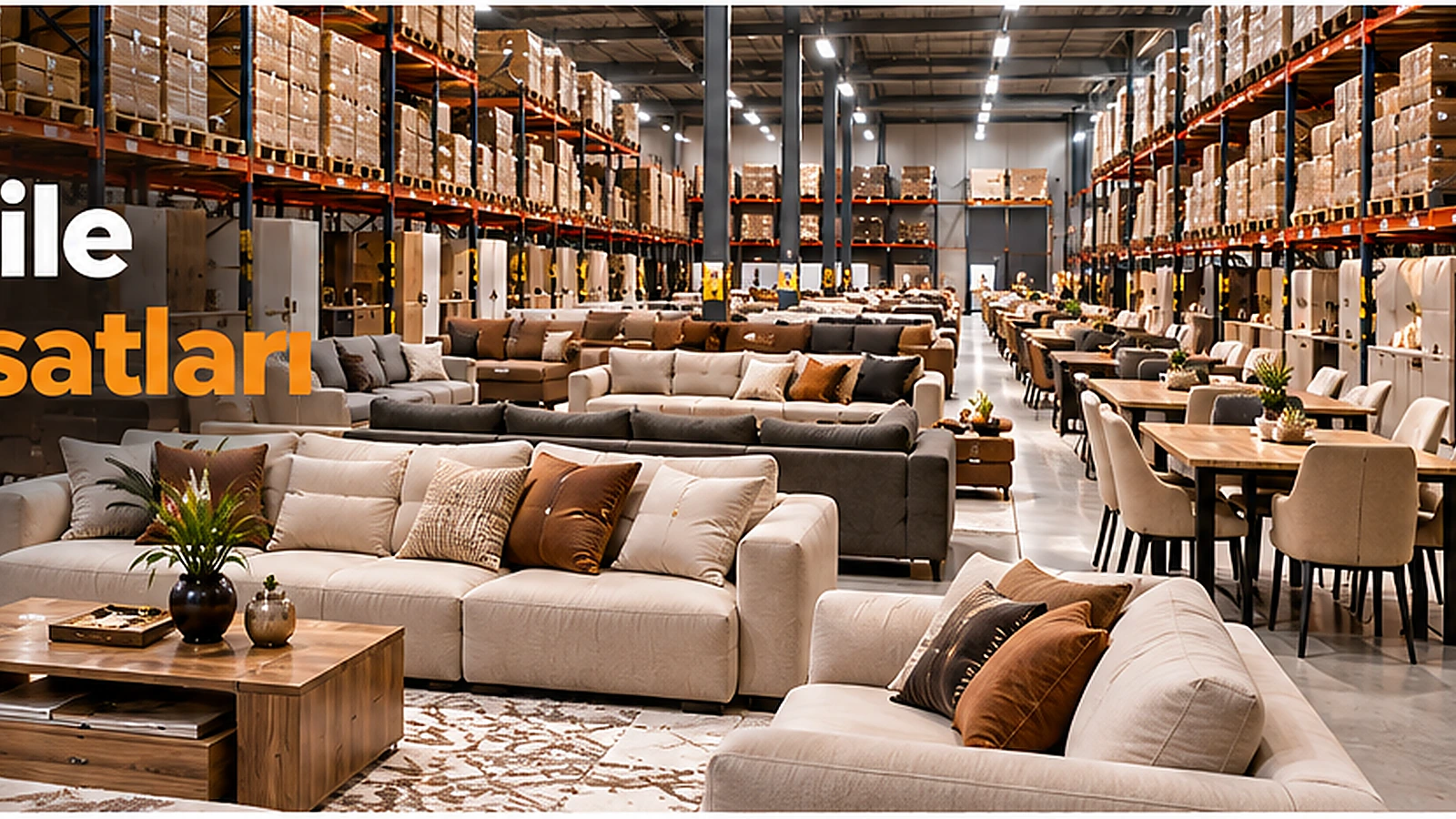 Toptan mobilya depo ve showroom ürünleri